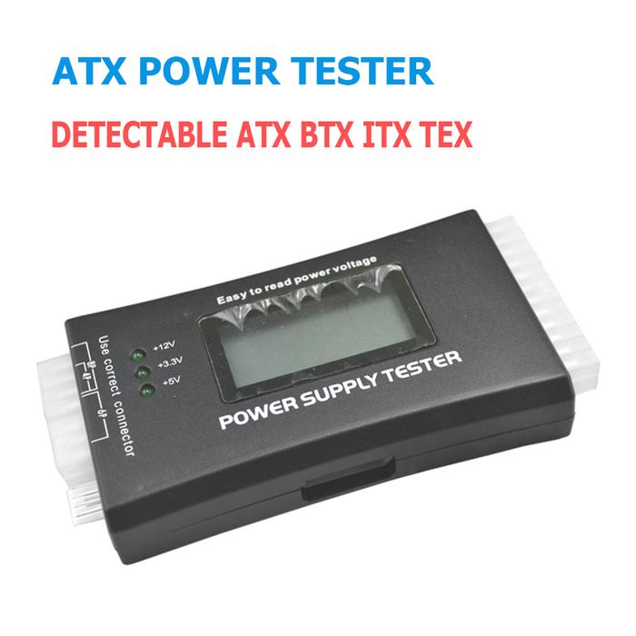 20/24 Pin Power Supply Tester Check Diagnostic Tools PC Power Supply
