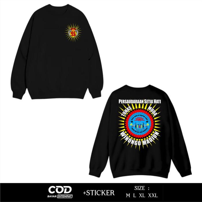 Sweater Crewneck Desain Terbaru Persaudaraan Setia Hati Winongo Tunas Muda Winongo Madiun Model Dist