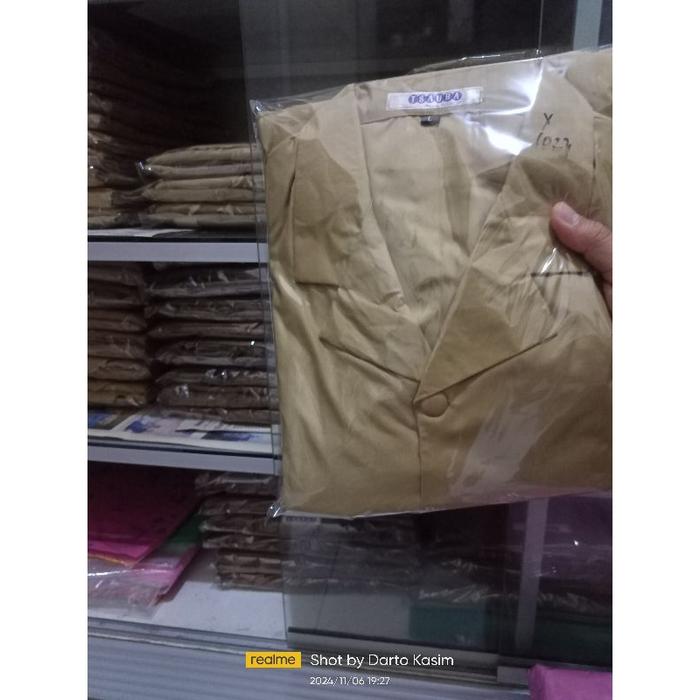 Seragam Pemda PNS Khaki Super Jumbo