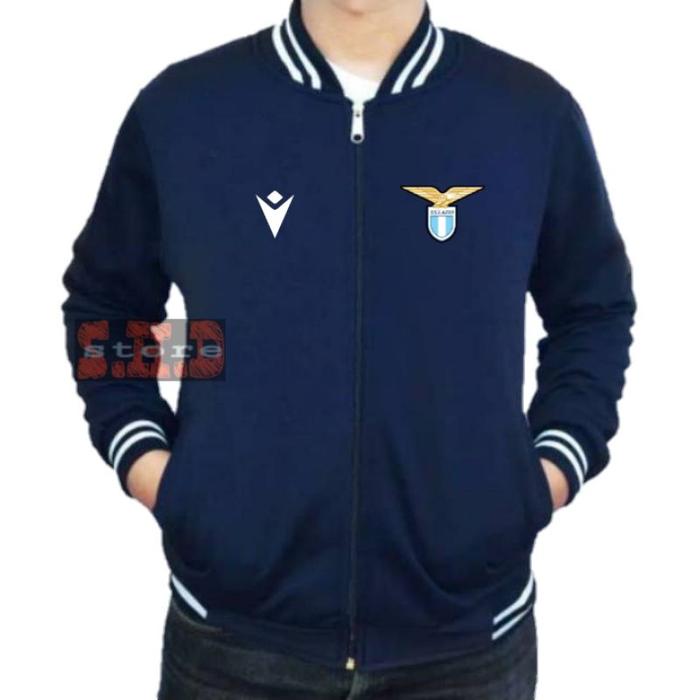 new jaket katun varsity logo ss lazio jaket ss lazio jaket bola