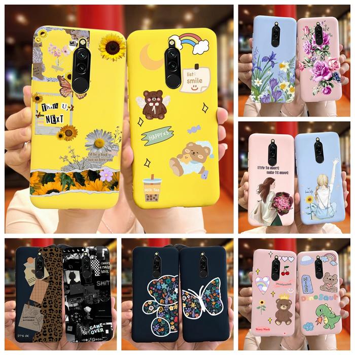 For Xiaomi Redmi 8 Case Redmi 8A Pro Fashion Pattern Jelly Silicone