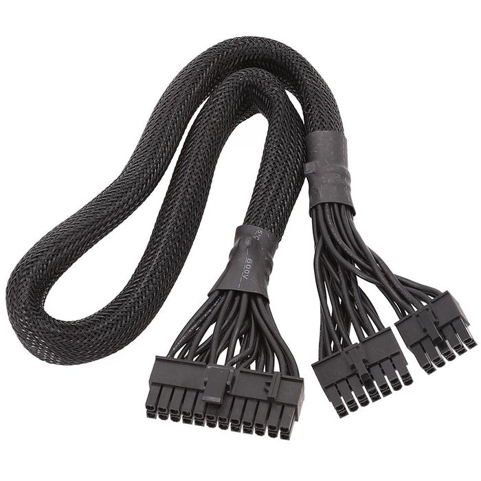 14+10Pin to 24 Pin ATX Power Supply Cable 20+4 Pin PC PSU Motherboard Cable for Corsair AX1500I AX12