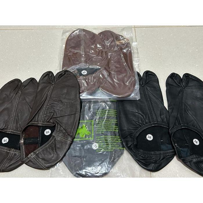 TERLENGKAP Dijual sepatu thawaf khuff khuf ibu jari kulit asli Limited