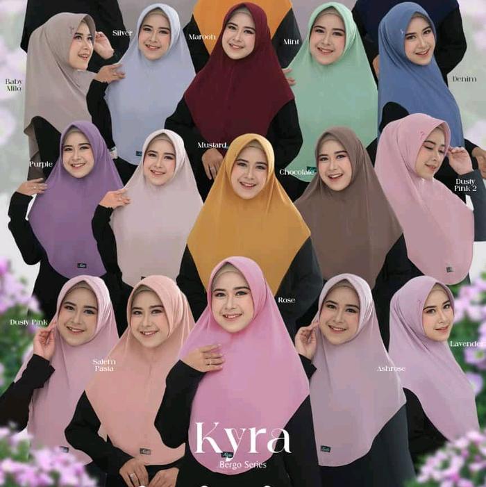 Hijab Azamka #Bergo Kyra Size S