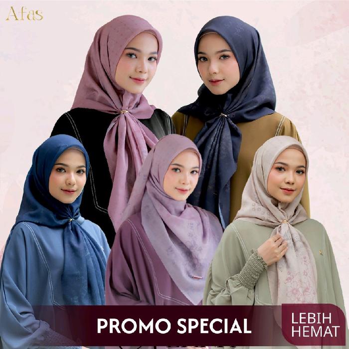 Alana Scarf Series Afas x Sita.id - Voal Meisya Madinah Soft Box Exclusive Handle Pita Koleksi Scarf