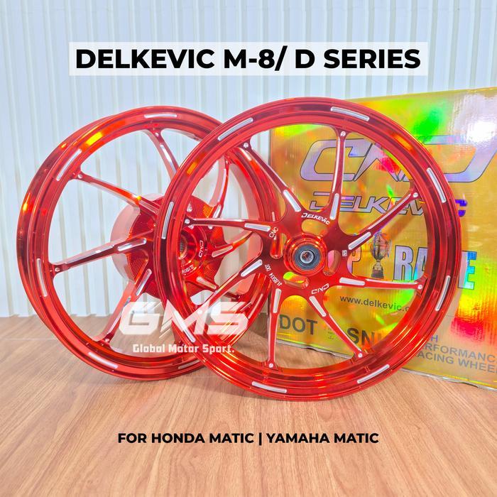 Velg Delkevic Model M8/ D-Series Ring 14 Lebar 185 215 Plug And Play Vario 160 Abs Cbs Vario 125 150