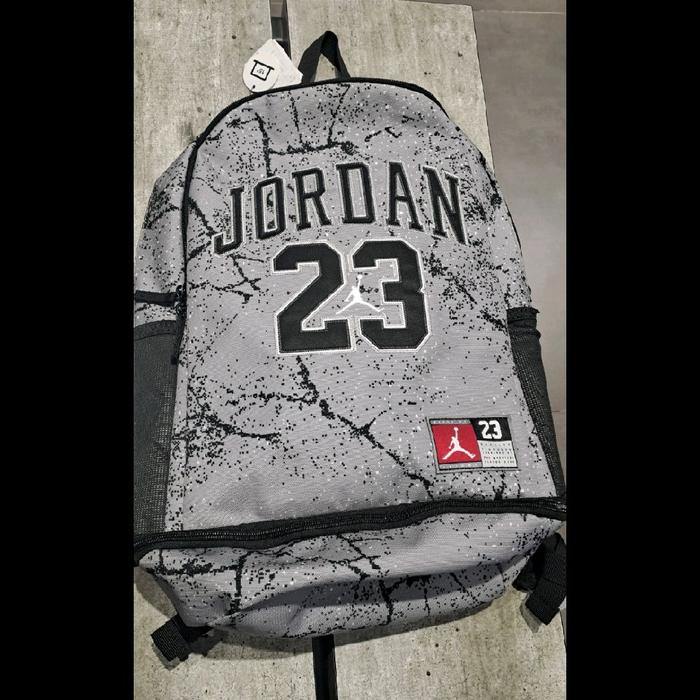 Tas ransel backpack original Jordan 23 grey large