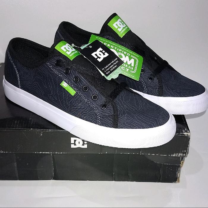 Sepatu DC Shoes Manual TX SE Lime Green Black White Hitam Putih Size 43 28 Original BNIB Sneakers Tr