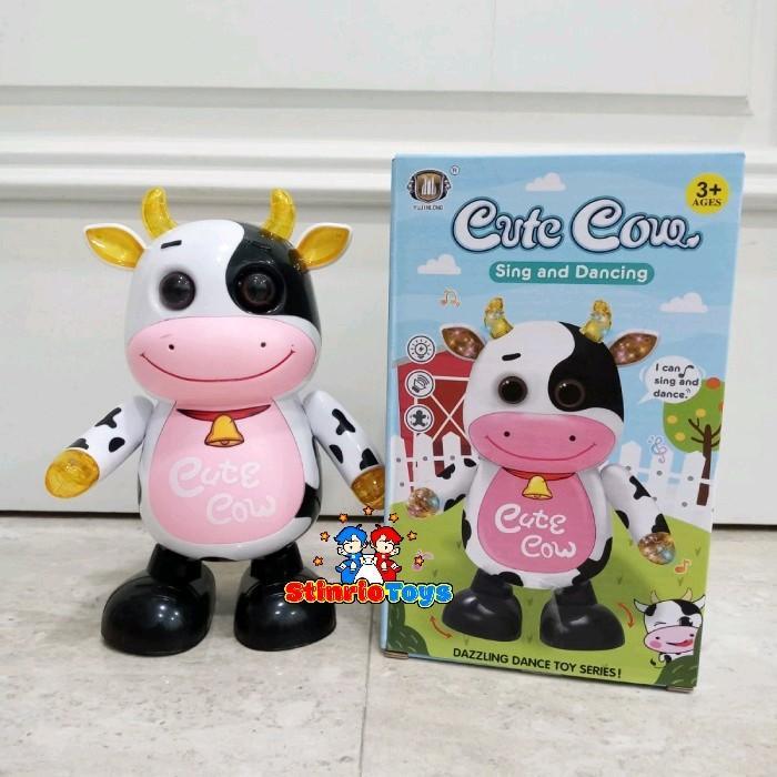 Mainan Anak Sapi Joget Lampu Musik Toys