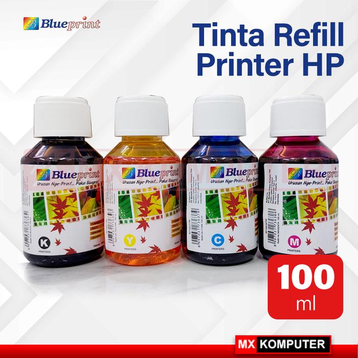 Tinta Refill Botol Blueprint 100Ml Printer HP