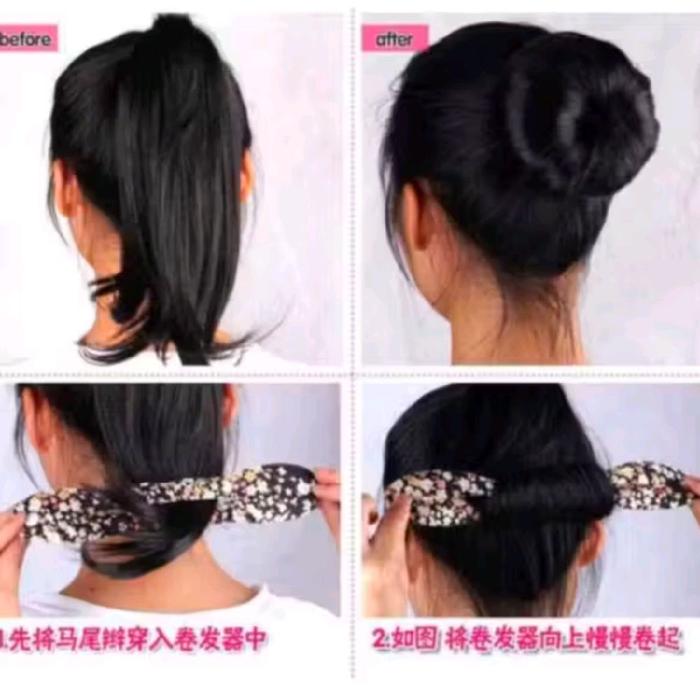 hairdini cepol rambut / alat sanggul rambut / alat gulung rambut