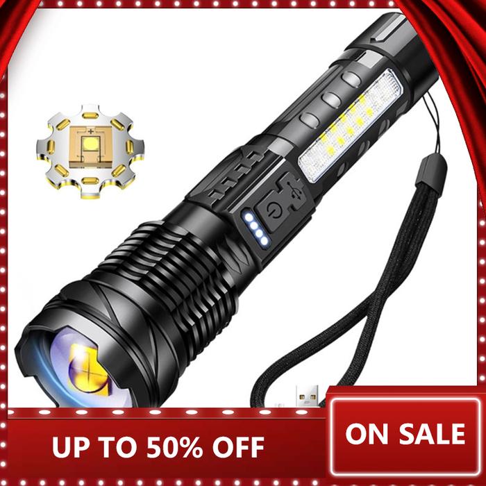 LED Small Flashlight Torch Pocket Zoom-Focus Flashlight