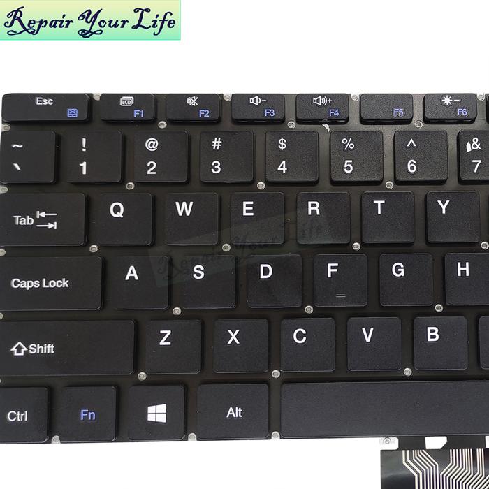 US English Laptop Keyboard For Teclast F7 Plus TaiDian F7S MB3181004
