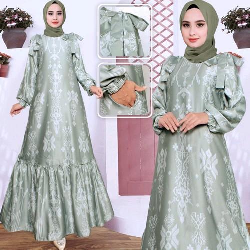 gamis trend 2024 model terkini mewah kekinian anak muda