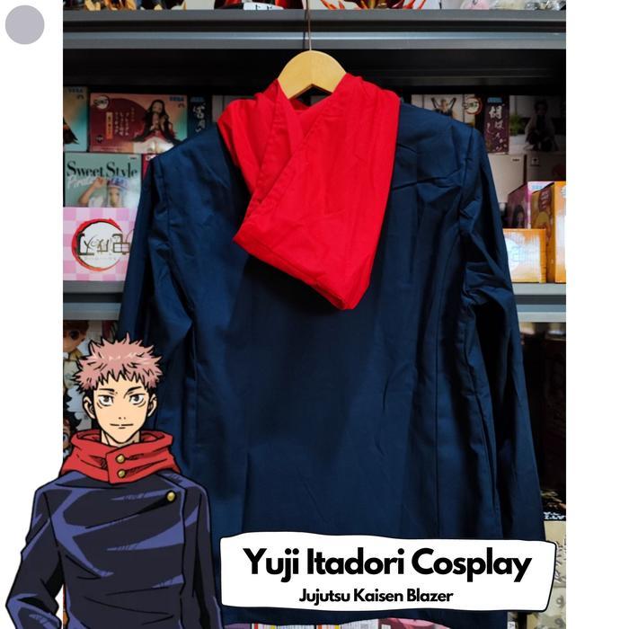 Yuji Itadori Jacket Anime - Jujutsu Kaisen Blazer Jacket Promo