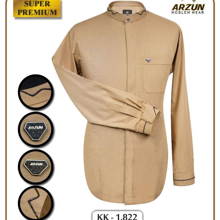 KEMKO ARZUN SUPER PREMIUM LENGAN PANJANG MOTIF TERBARU | KEMKO PRIA MODERN MOSLEM WEAR KOKO LEMBUT D