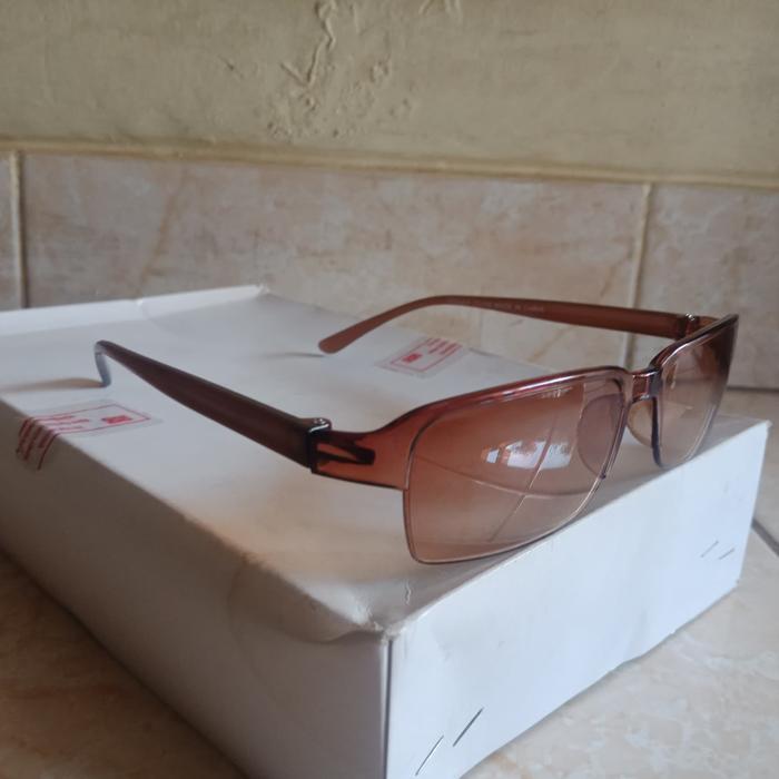 Kacamata Fashion Persegi Coklat Trendy Keren Tc116
