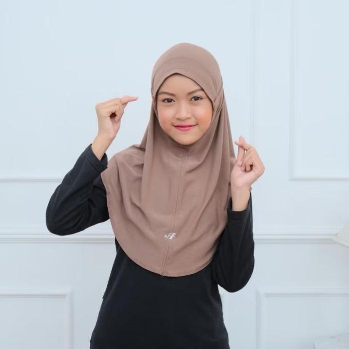 775 YUKI KIDS JILBAB SIRIA ANAK AF ALFAEZYA JERSEY AIRIS /HIJAB BERGO MARYAM KIDS AL FAEZYA ORI BY B