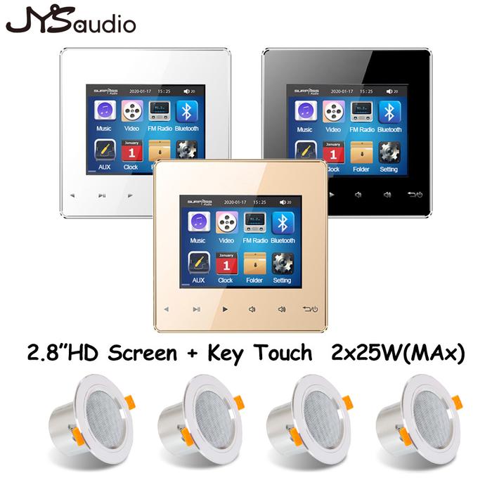 Smart Mini Bluetooth Wall Amplifier Home Theater Sound System with