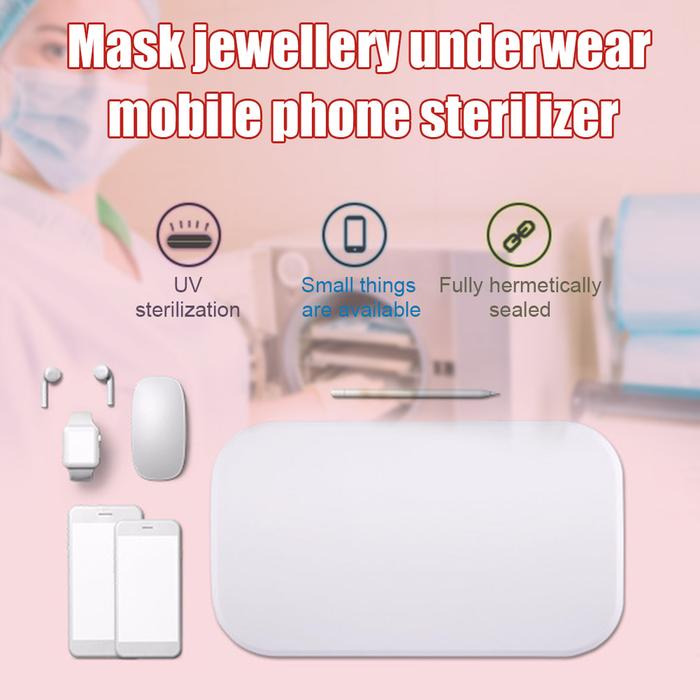 Sterilisasi UV Mini Pembersih Telepon Perangkat Lampu Desinfeksi