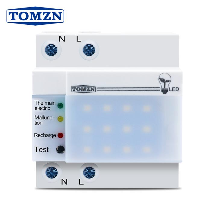 DIN rail socket 230V LED Rechargeable emergency light home mobile
