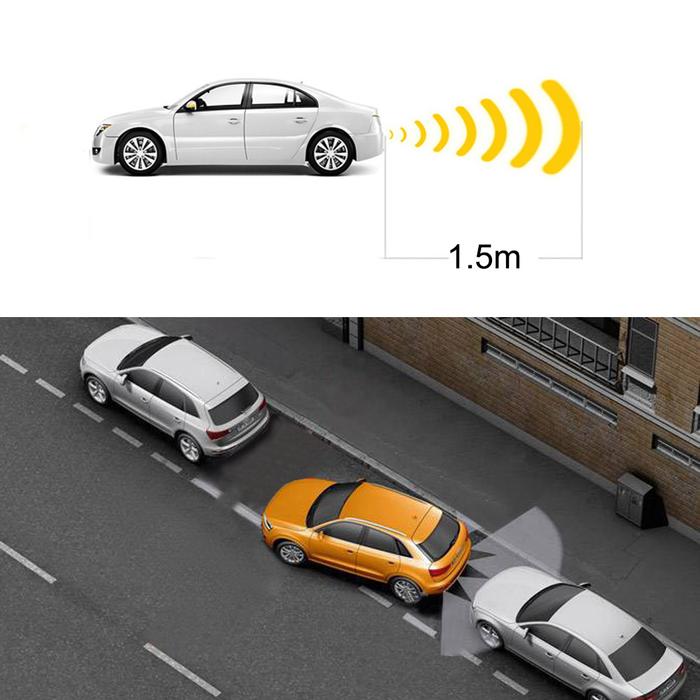 Radar Cadangan Mundur Parktronik Mobil Otomatis dengan 4 Kit Sensor