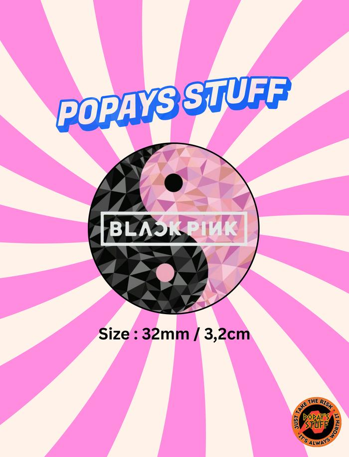 Suvenir Pin Lucu dan imut karakter Blackpink, BTS, Kartun dll Ukuran 32mm / 3,2cm