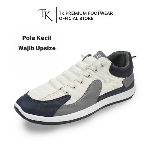 TK Javi Sepatu Casual Pria Sneakers Trendy Black Shoes 1002