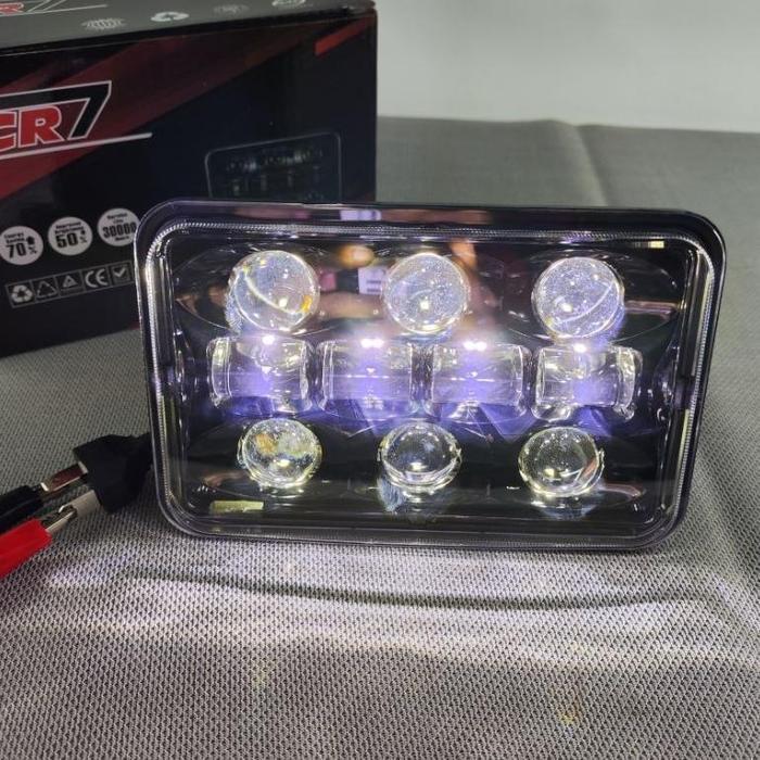 LAMPU LED CR7 KOTAK 10 MATA 4 X 6 INCH GL PRO GL MAX GL 100 RX KING WIN 100