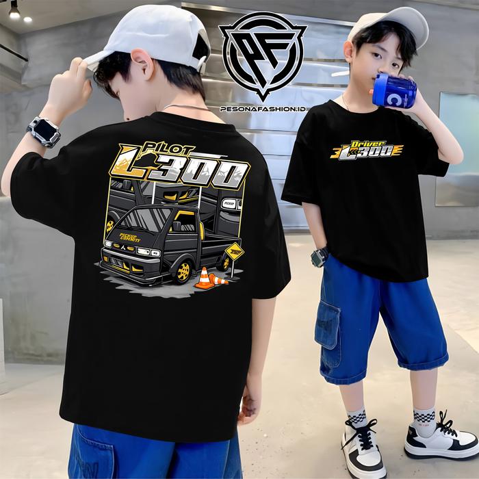 KAOS ANAK DRIVER L300 - KAOS PICKUP L300 - KAOS DISTRO - COCOK UNTUK PRIA DAN WANITA - VIRAL - KAOS 