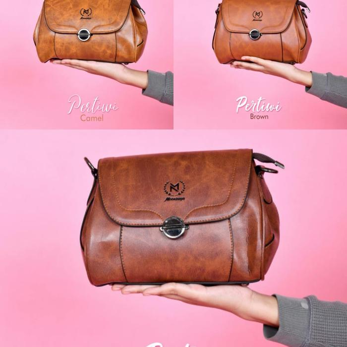TAS WANITA TAS PERTIWI MOONZAYA TAS KULIT SINTESIS ORIGINAL MOONZAYA