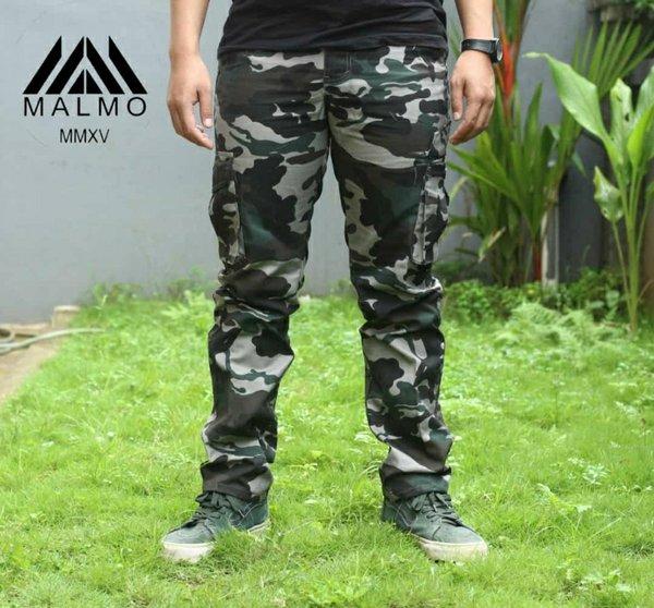 Celana Cargo Army Series Malmo Impersif Celana Pria Loreng Original