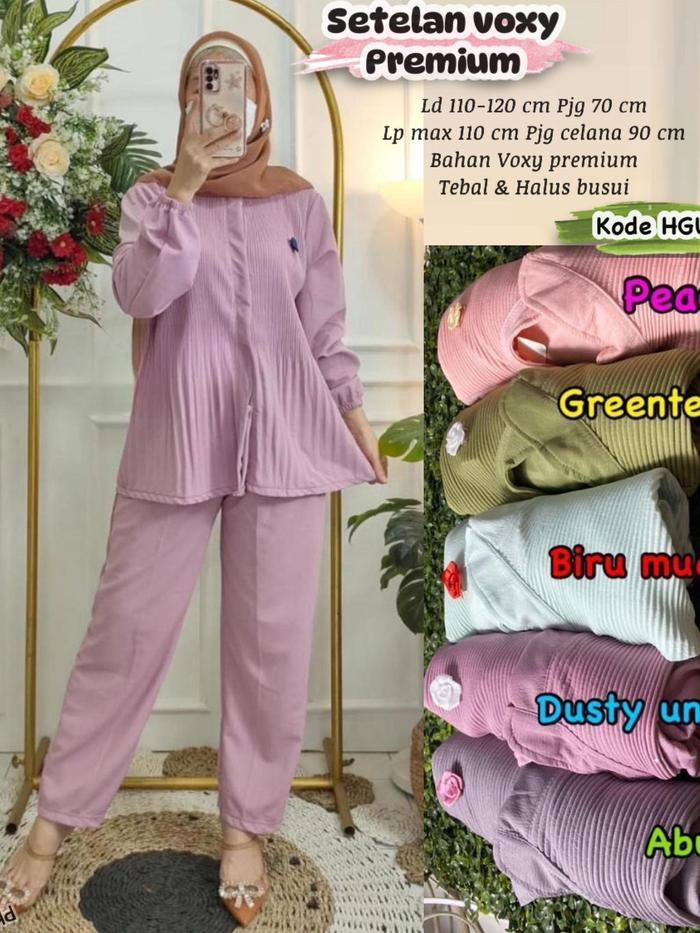 Setelan voxy premium busui kode HGU