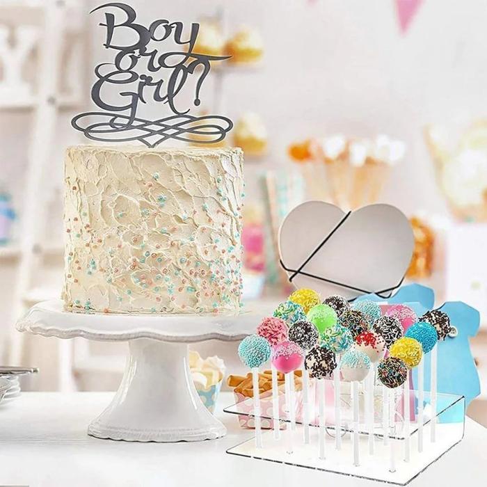 15lubang Stand Lolipop Display Akrilik Rak Display Lolipop Tempat Permen Lolipop Lollipop Holder