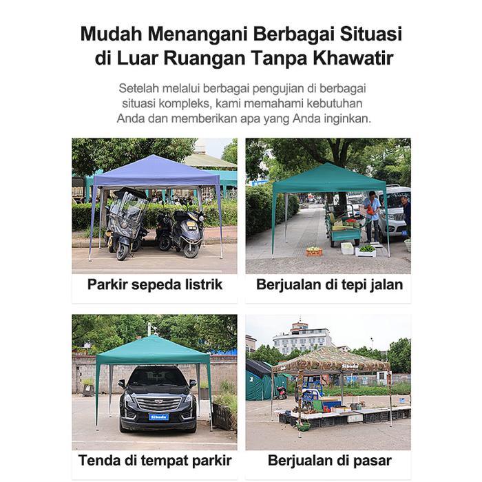ASLI - TENDA JUALAN 2X2 CAFE PKL BISA/ TENDA LIPAT 3X3 TENDA JUALAN PAMERAN BAZAR GAZEBO/TENDA CAFE 
