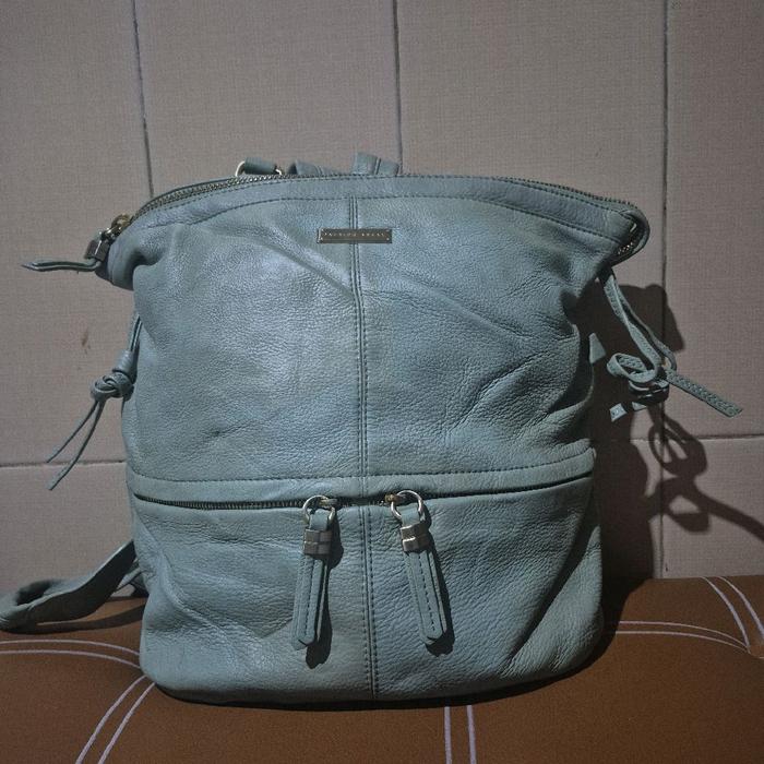 Tas Ransel Kulit Asli Patrice Breal Muat Laptop