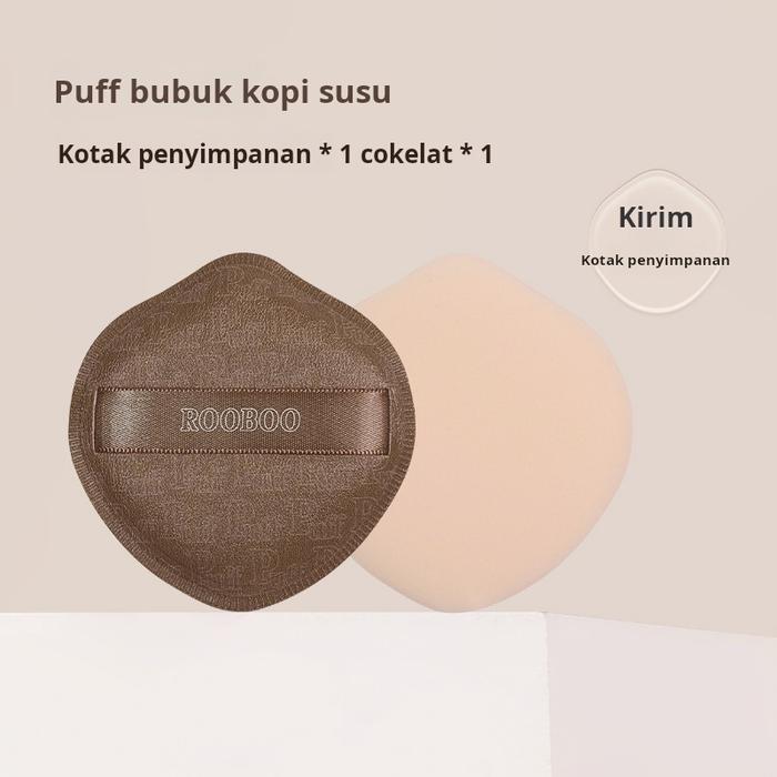 Bedak Puff Marshmallow Besar untuk Penggunaan Kering dan Basah, Tidak Menyerap Bedak, Spons Bentuk P