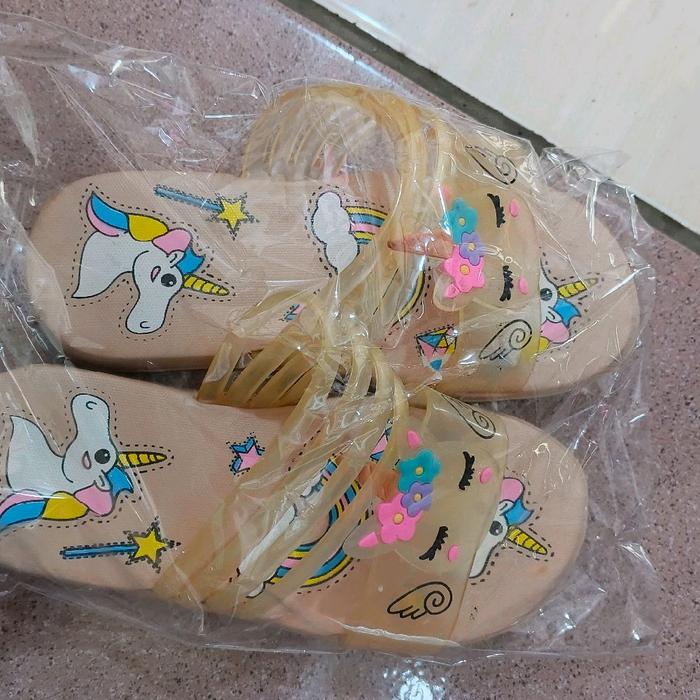 sandal anak ceweq karet kuda poni