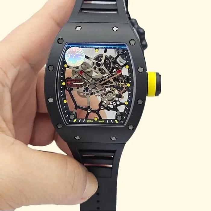 RM 35 AMERICANS JAM TANGAN AUTOMATIC SWISS RM35 CERAMIC TIER 5 SWISS