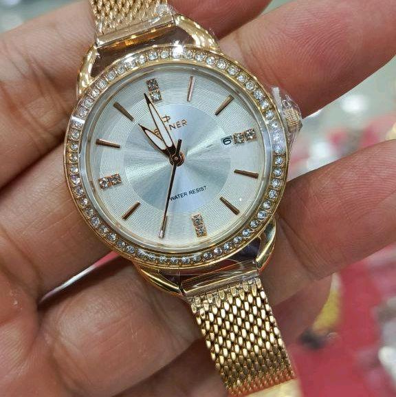 Hegner 1638 rose gold  jam tangan wanita