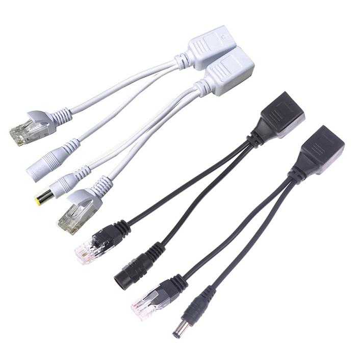 1Pair POE Cable Passive Power Over Ethernet Adapter Cable POE