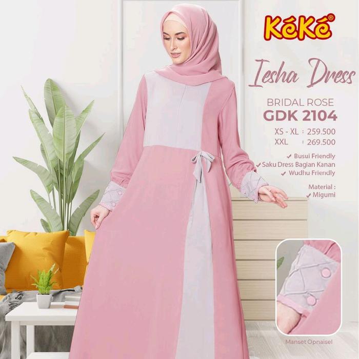 KEKE GDK 2104 LESHA DRESS GAMIS DRESS
