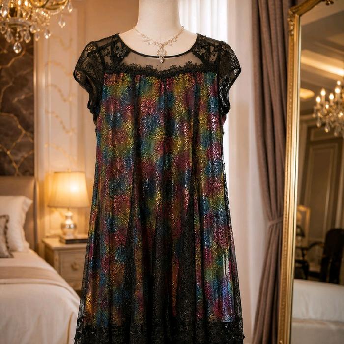 dress jumbo big size brokat brukat Lace renda bunga flower floral vintage mewah premium elegant kore