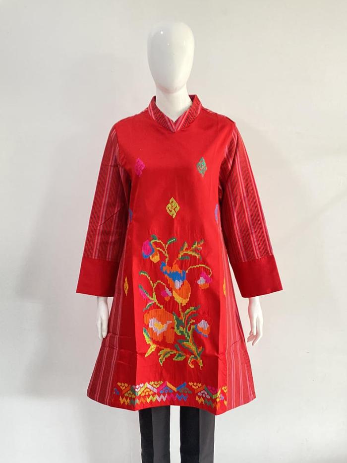 [READY STOCK] Tunik Lagosi Lurik by Gerai ARaina