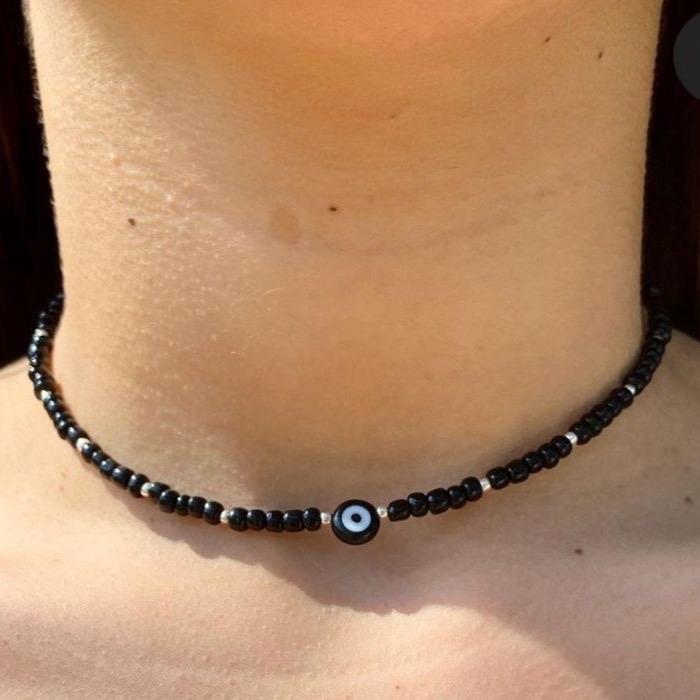 Kalung manik black eye || kalaung maniak maniak