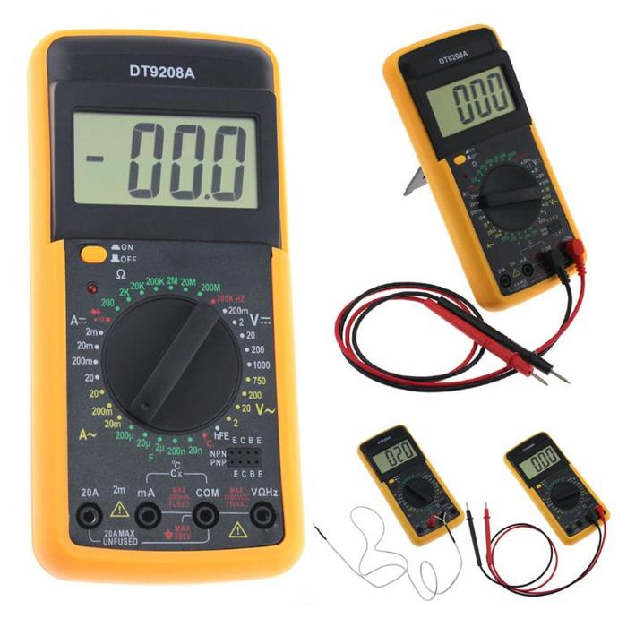 ANENG DT182 DT9208A XL830L Professional LCD Digital Multimeter