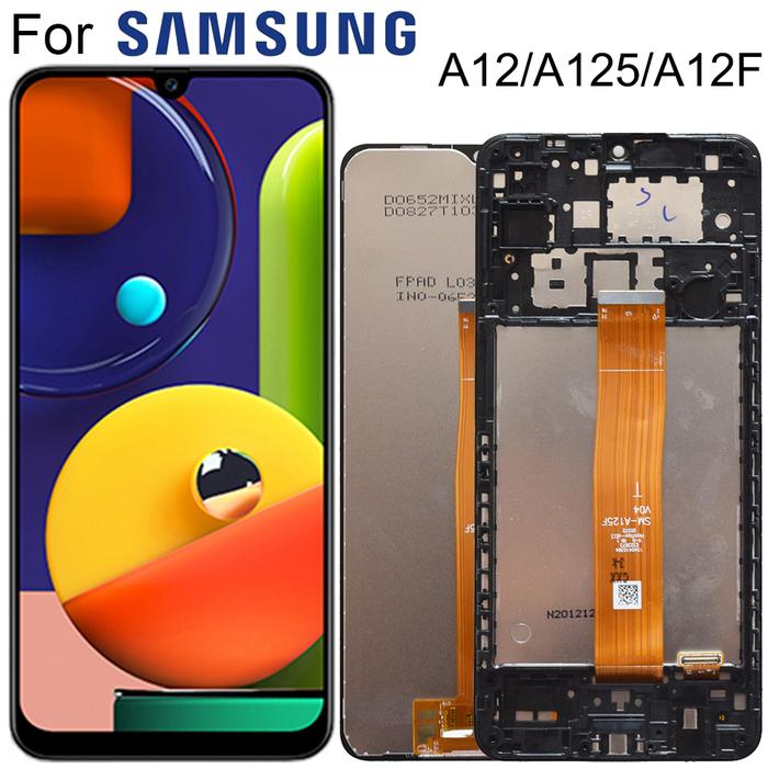 6.5" Original For Samsung Galaxy A12 LCD A125F SM-A125F A125 Display