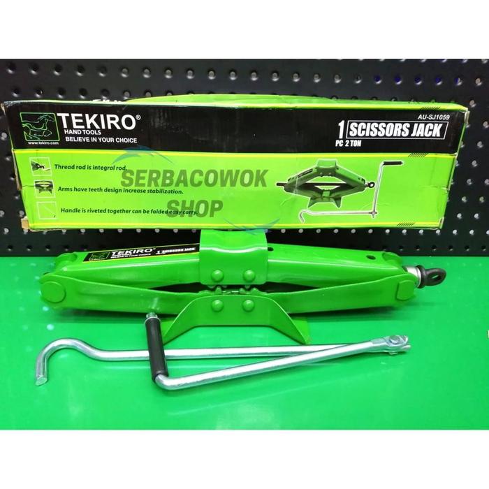 Termurah Tekiro Dongkrak jembatan 2 Ton Scissors Jack Dongkrak 2 Ton Tekiro Termurah Berkualitas