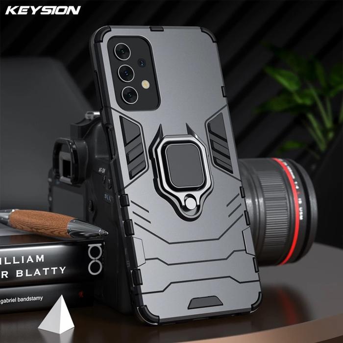 CASE SAMSUNG A32 A52 A52S A72 A13 A33 A23 A53 A73 RUGGED ARMOR ROBOT STANDING IRING