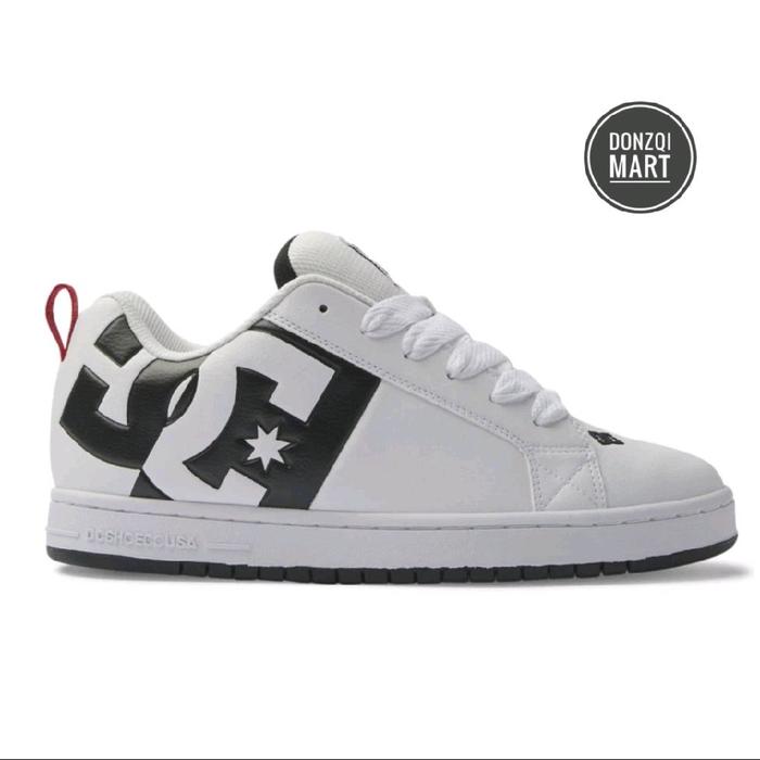 DC Court Graffik Mens Sneakers Shoes - White/Black